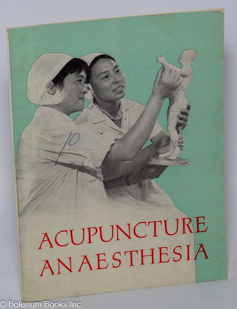 Cat.No: 177728 Acupuncture anaesthesia