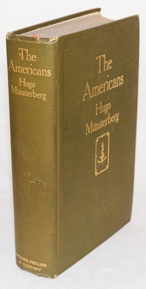 Cat.No: 178041 The Americans. Hugo Munsterberg.