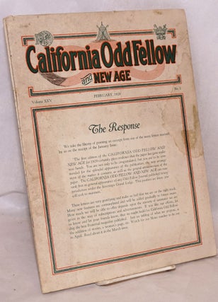 California Odd Fellow and New Age: "We seek to improve and elevate the character of man." Vol. 25 nos. 2 & 3, Feb. & March [two items together]
