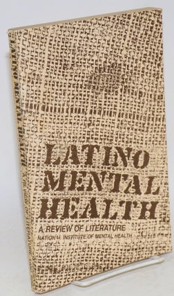 Cat.No: 178202 Latino mental health: a review of literature. Amado M. Padilla, Paul...