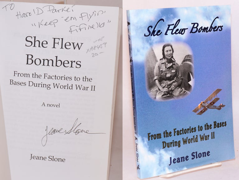 Cat.No: 178459 She flew bombers from the factories to the bases during World War II. Jeane Slone.
