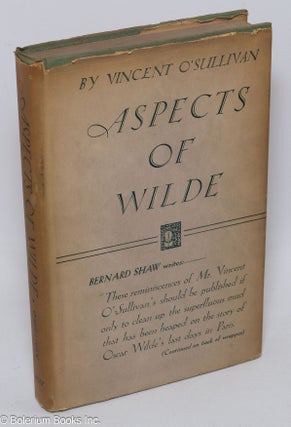 Cat.No: 178652 Aspects of Wilde. Oscar Wilde, Vincent O'Sullivan