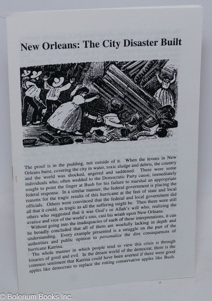 Cat.No: 178833 New Orleans: the city disaster built