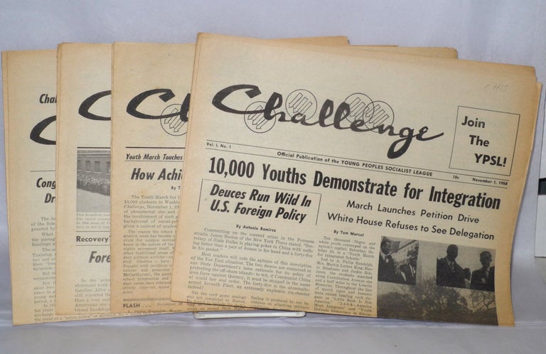 Cat.No: 178863 Challenge: official publication of the Young People's Socialist...