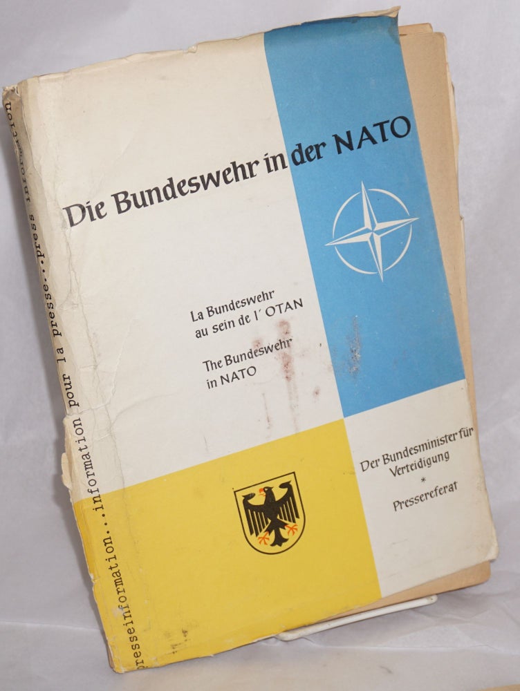 Cat.No: 178872 Die Bundeswehr in der NATO / The Bundeswehr in NATO presseinformation