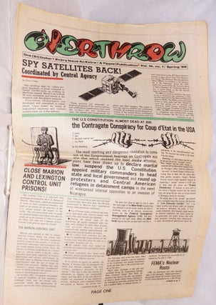 Overthrow: A Yippie Publication. Vol. 10, no. 1 (Spring 1988)