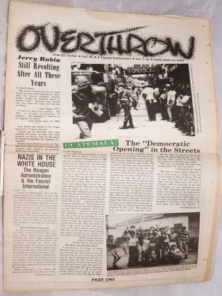 Overthrow: A Yippie Publication. Vol. 7, no. 3 (Fall 1985)