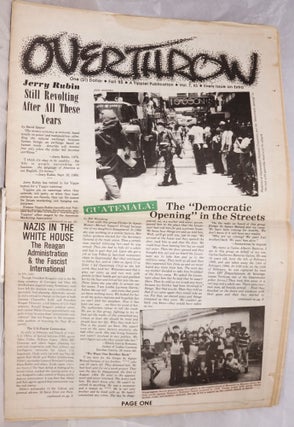 Overthrow: A Yippie Publication. Vol. 7, no. 3 (Fall 1985)