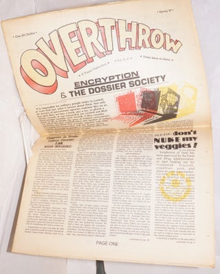 Overthrow: A Yippie Publication. Vol. 9, no. 1 (Spring 1987)