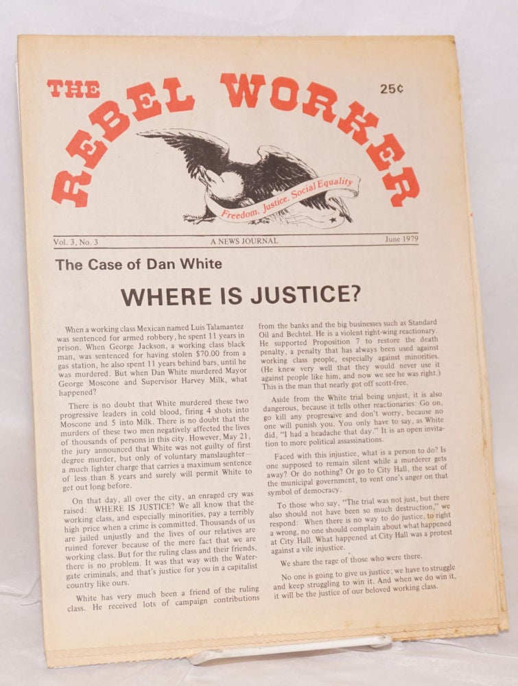 Cat.No: 179485 Rebel worker; vol. 3, no. 3 (June 1979)