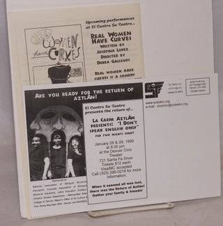 La Carpa Aztlán presents "I don't speak English only" January 28 & 29, 1999 (playbill & postcard)