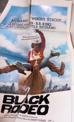 Cat.No: 180411 Black rodeo: a film by Jeff Kanew (movie poster). Jeff Kanew, Aretha...