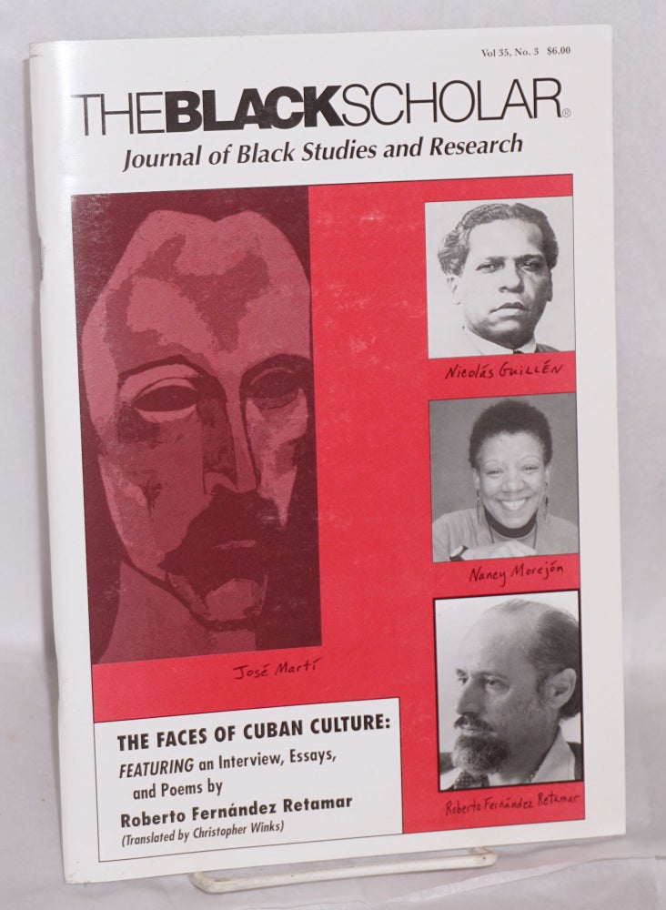 Cat.No: 180754 The Black Scholar Journal of Black Studies and Research; Volume 35, number 3, Fall 2005. Robert Chrisman, in chief, publisher.