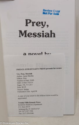 Prey, Messiah; a novel.