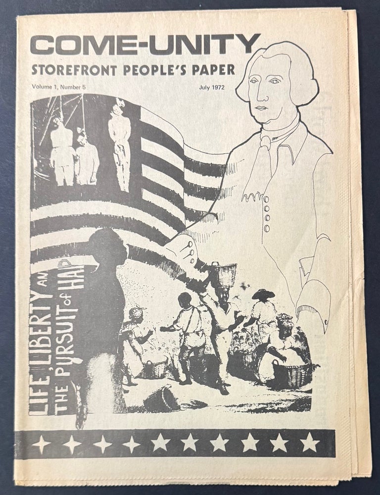Cat.No: 181333 Come-Unity: the Storefront Paper. Volume 1, no. 5 (July 1972