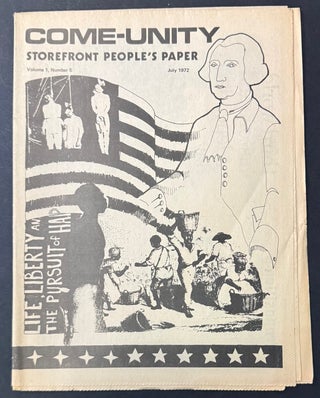 Cat.No: 181333 Come-Unity: the Storefront Paper. Volume 1, no. 5 (July 1972