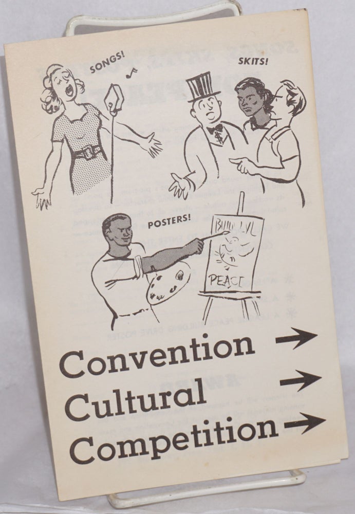 Cat.No: 181384 Convention cultural competition. National Organizing Conference for a. Labor Youth League.