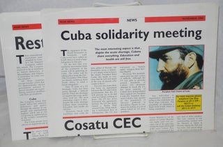Cat.No: 181593 NUM news. [two issues: Oct. and Nov. 1994]. National Union of Mineworkers,...
