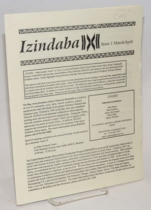 Cat.No: 181594 Izindaba. Issue 1 (March/April 1995