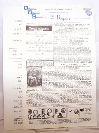 Cat.No: 181875 The Report: March 1965 [with handbill advertising barbeque]. San Francisco...