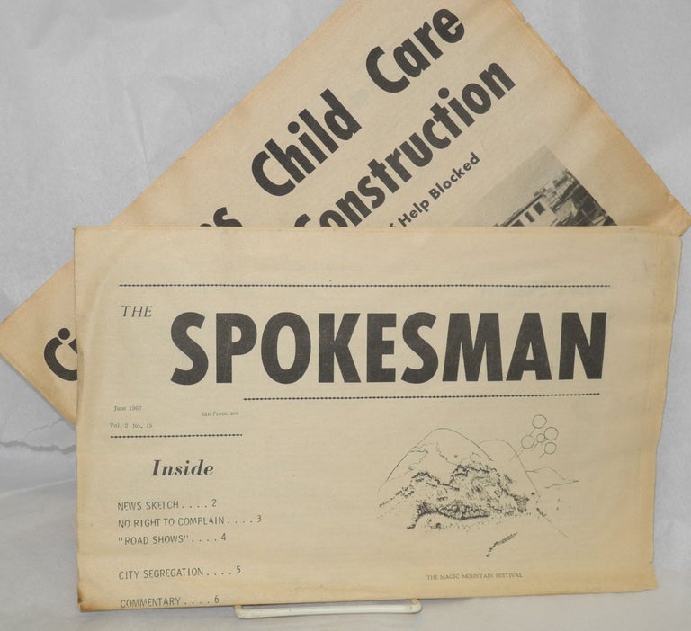 Cat.No: 181924 The Spokesman [two issues: June and July 1967]