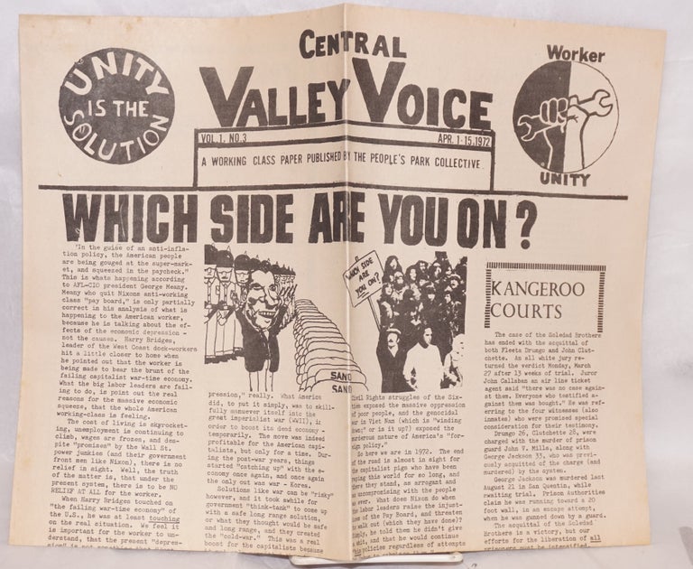Cat.No: 181954 Central Valley Voice: vol. 1 no. 3 (April 1-15, 1972)