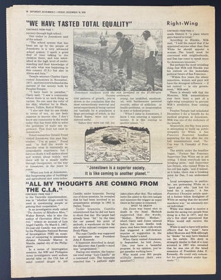 The Black Panther Intercommunal News Service. Vol. 18, no. 26, Saturday, December 2 - Friday, December 15, 1978