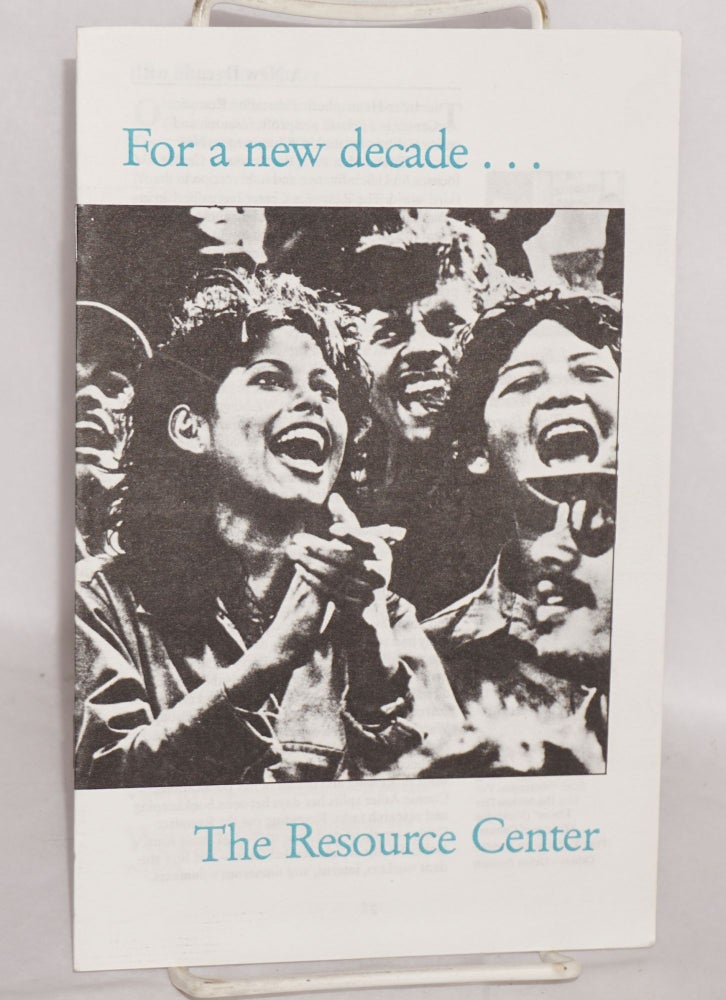 Cat.No: 182370 For a New Decade... The Resource Center. Inter-Hemispheric Education Resource Center.
