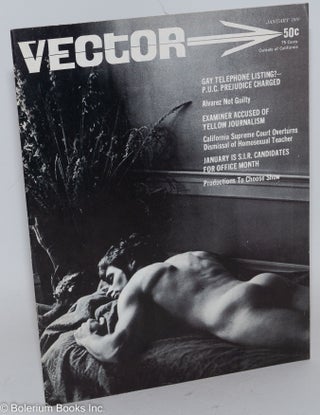 Cat.No: 182407 Vector: a voice for the homophile community; vol. 6, #1, January 1970: Gay...