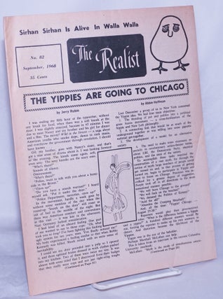 Cat.No: 182416 The realist no. 82: September, 1968. The Yippies Are going to Chicago....