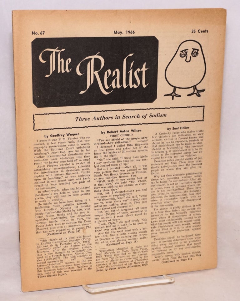 Cat.No: 182454 The realist [no.67] May, 1966. Paul Krassner.