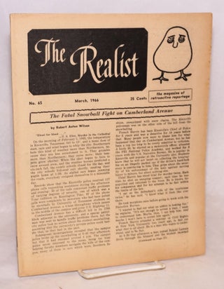 Cat.No: 182462 The realist: no. 66, April 1966. Paul Krassner, ed