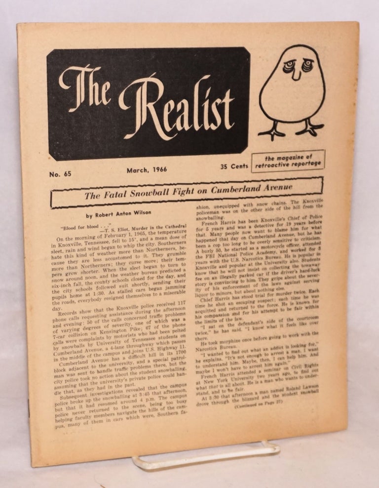Cat.No: 182462 The realist: no. 66, April 1966. Paul Krassner, ed.