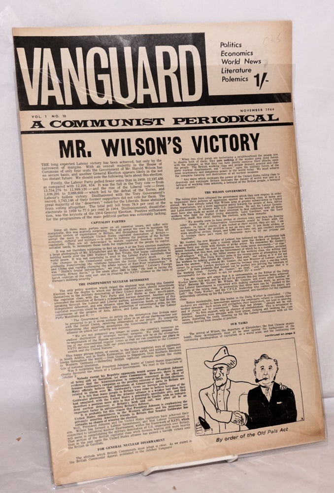 Cat.No: 183156 Vanguard [4 issues]. for Communist Unity Committee to Defeat Revisionism.