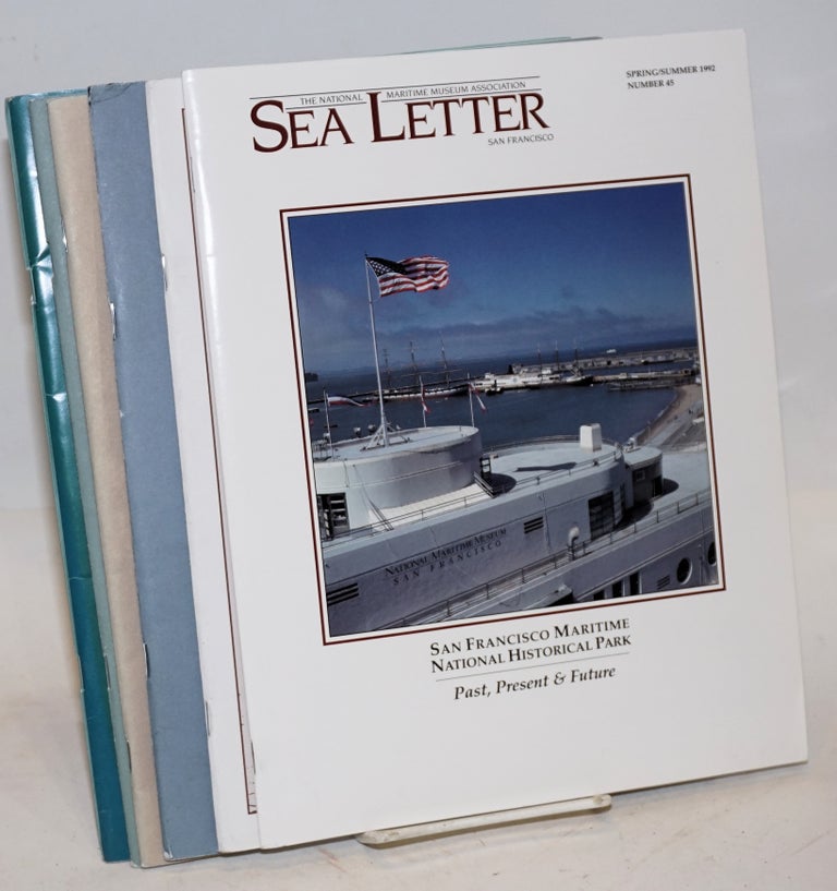 Cat.No: 183244 Sea Letter, San Francisco; The National Maritime Museum Association. Numbers 45 (Spring/Summer 1992), 52, 5356, 59, 60 (Summer 2001) [six issues as a small lot]. Stefani and Katz, editorship others.