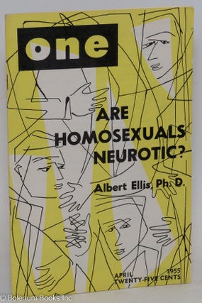 Cat.No: 183359 ONE: the homosexual magazine vol. 3, #4, April, 1955: Are Homosexuals...