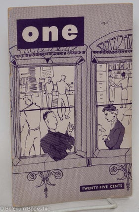 Cat.No: 183383 ONE; the homosexual magazine vol. 4, #7, October-November 1956. Ann Carll...