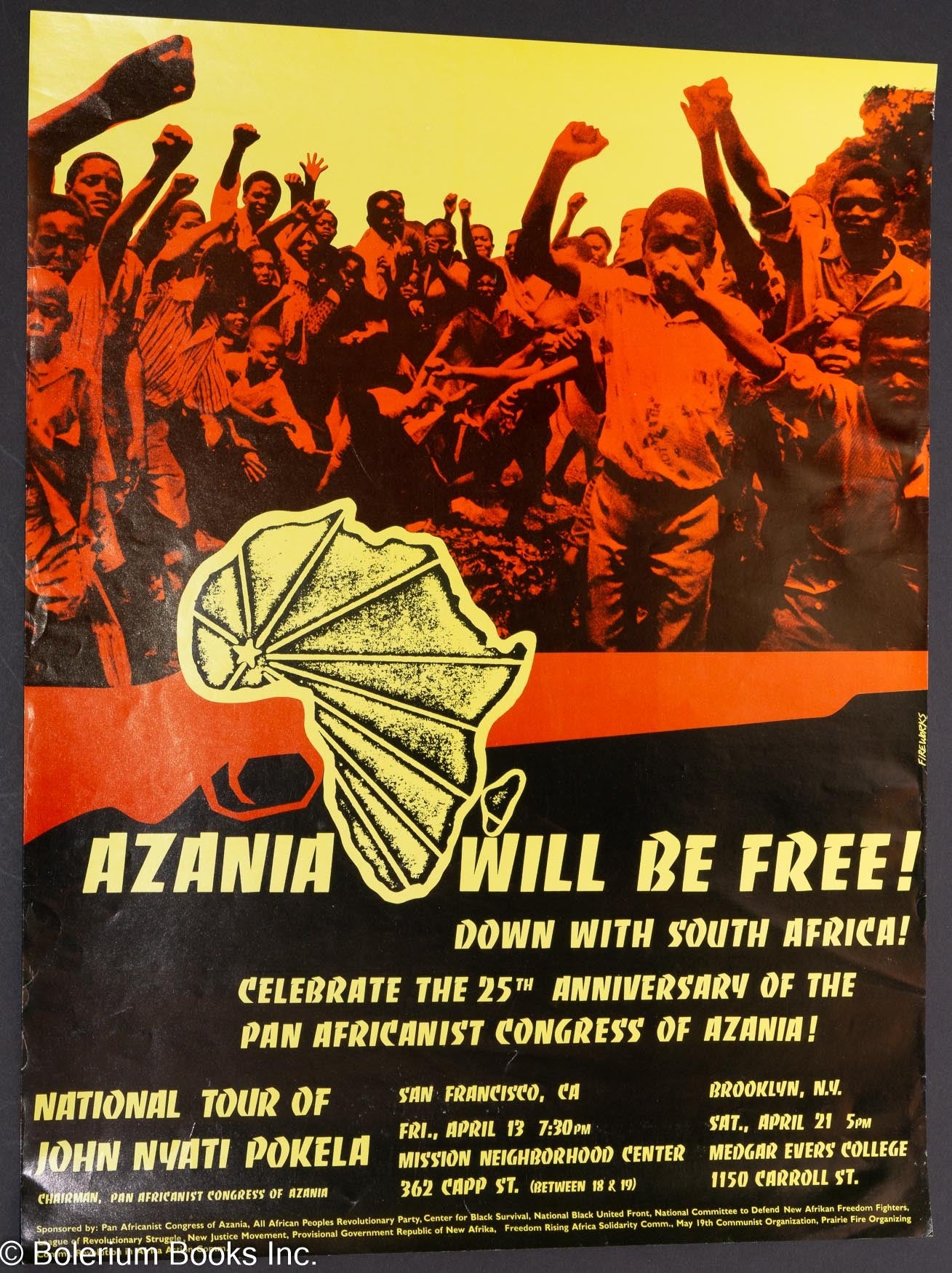 Azania Azania will be free! Down with South Africa! Celebrate the 25th ...