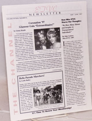 Cat.No: 183575 ETVC: Educational TV Channel newsletter: vol. 15, #6, May-June, 1997....