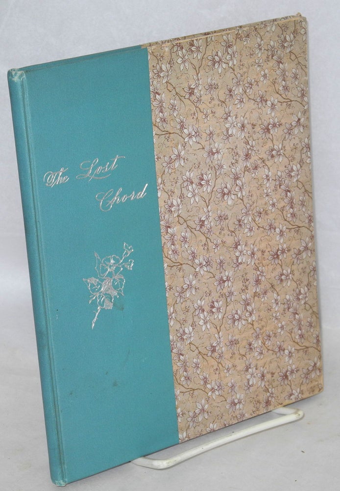 Cat.No: 183585 The Lost Chord and Other Favorite Poems. Illustrated. Adelaide Procter.
