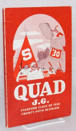 Cat.No: 183663 Quad J. G. Stanford Class of 1930 Twenty-fifth Reunion [cover text]...
