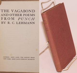 Cat.No: 183703 The Vagabond and Other Poems from Punch. R. C. Lehmann