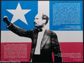 Cat.No: 183754 [Poster depicting Pedro Albizu Campos with flag, surrounded by quotes from...