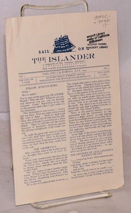Cat.No: 184521 Sail on The Islander: a magazine of life, romance, adventure. Hails...