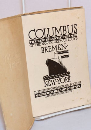 Germany To-Day with the Compliments of the Norddeutscher Lloyd, 1925/26 Edition.