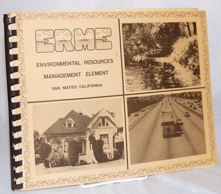 Cat.No: 185079 Environmental Resources Management Element of the San Mateo General Plan