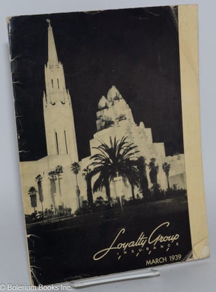 Cat.No: 185087 Loyalty Group Insurance March 1939. 1939 Exposition Treasure Island