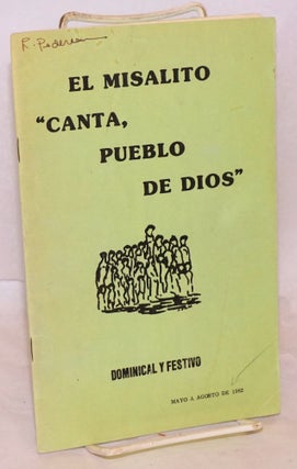 Cat.No: 185201 El misalito "Canta, Pueblo de dios" dominical y festivo, Mayo a Agosto de...