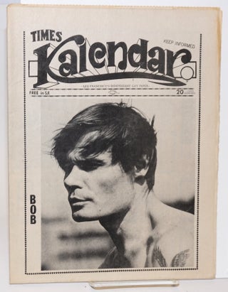 Cat.No: 185310 Kalendar (aka Times Kalendar) vol. 1, issue K10, June 9, 1972: Christopher...
