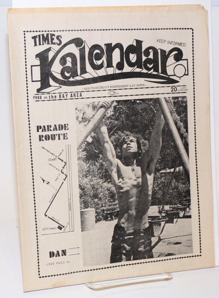 Cat.No: 185312 Kalendar (aka Times Kalendar) vol. 1, issue K11, June 23, 1972; Gay Pride Parade issue